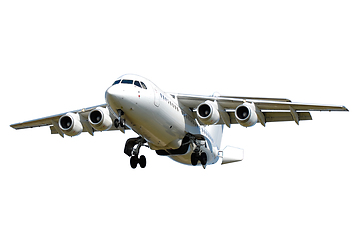 Image showing Privat jet plane isolated on a white background
