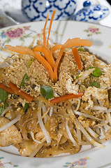 Image showing pad thai chicken thailand food