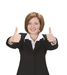 Image showing Thumbs-up
