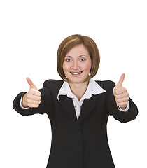 Image showing Thumbs-up