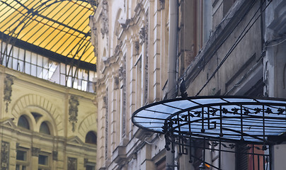 Image showing Glass roofs (Macca-Villacrosse passage-Bucharest,Romania)