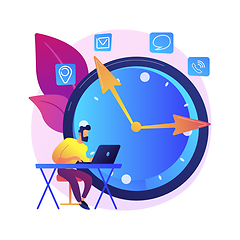 Image showing Deadline vector concept metaphor