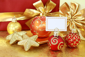 Image showing Golden Christmas