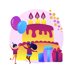 Image showing Birthday party vector concept metaphor
