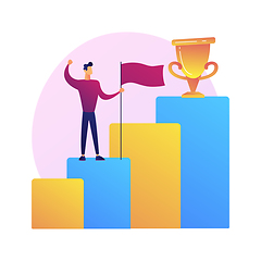 Image showing Success growth vector concept metaphor