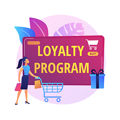 Image showing Loyalty program vector concept metaphor