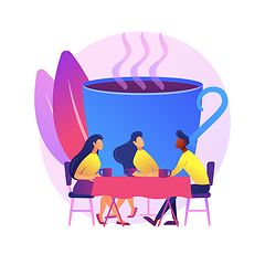 Image showing Coffee break vector concept metaphor