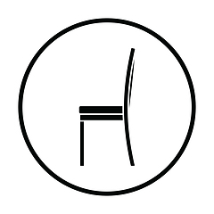 Image showing Modern chair icon