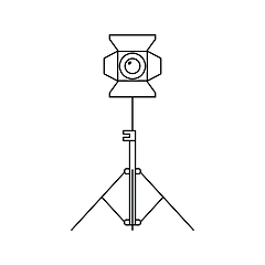 Image showing Stage projector icon