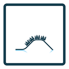 Image showing Small roller coaster icon