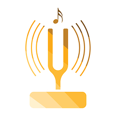 Image showing Tuning fork icon