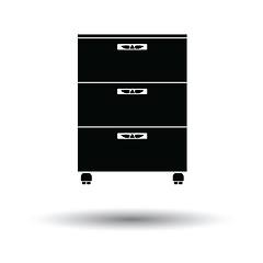 Image showing Office cabinet icon