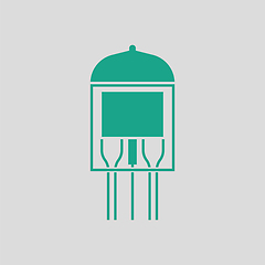 Image showing Electronic vacuum tube icon