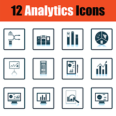 Image showing Analytics icon set