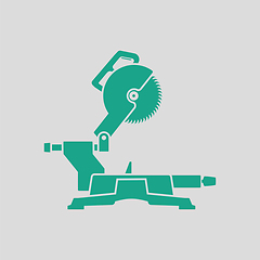 Image showing Circular end saw icon