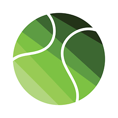 Image showing Tennis ball icon