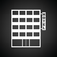 Image showing Hotel building icon