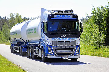 Image showing Volvo FH16 Tank Truck on the Road