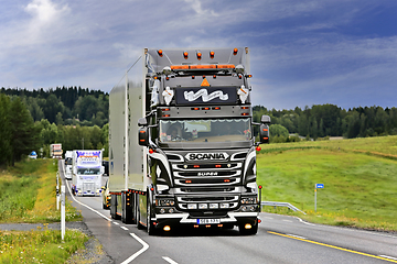 Image showing Beautiful Scania Streamline Truck on Road