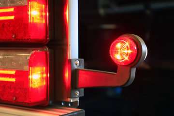 Image showing Tail Light of Truck Detail