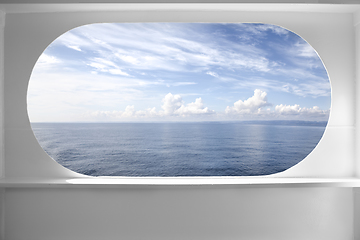 Image showing Deck ship window