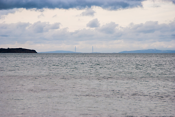 Image showing Clouds over the sea