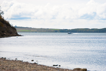 Image showing Clouds over the sea