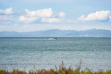 Image showing Clouds over the sea