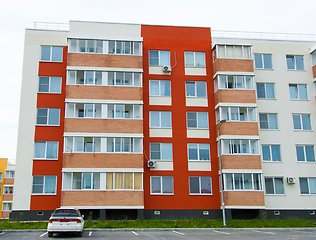 Image showing Multi-storey modern residential building