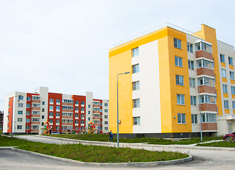 Image showing Multi-storey modern residential building