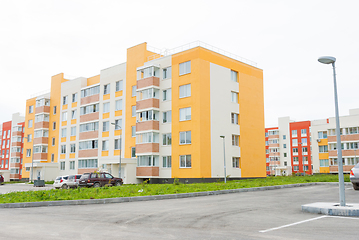 Image showing Multi-storey modern residential building