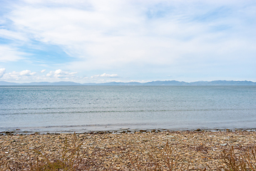 Image showing Clouds over the sea