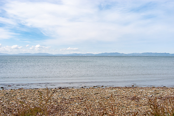 Image showing Clouds over the sea