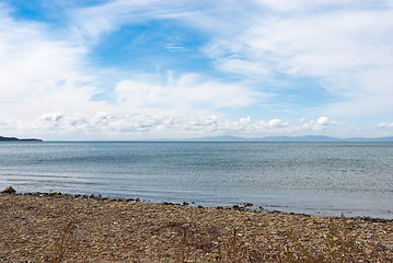 Image showing Clouds over the sea