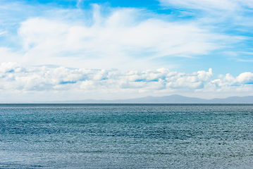 Image showing Clouds over the sea