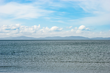 Image showing Clouds over the sea