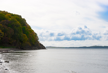 Image showing Clouds over the sea