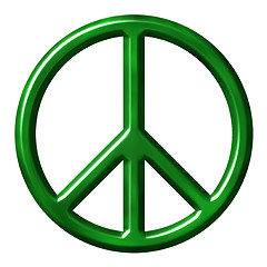 Image showing Ecological peace symbol