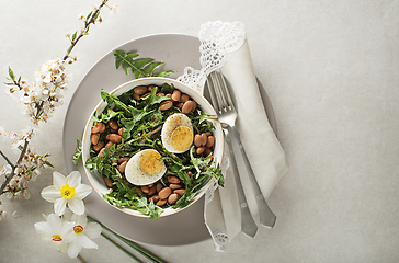 Image showing Dandelion salad