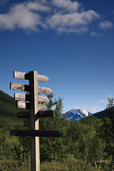 Image showing Mountains in Sweden