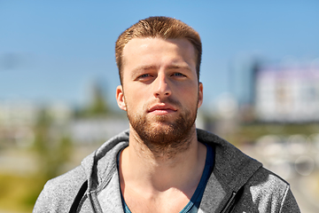 Image showing portrait of young man outdoors