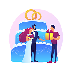 Image showing Wedding ceremony vector concept metaphor