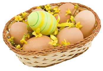 Image showing Colourful Easter Eggs