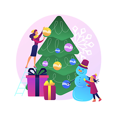 Image showing Christmas celebration vector concept metaphor