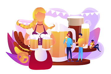 Image showing Beer fest concept vector illustration.