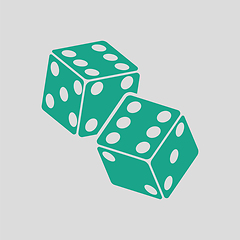 Image showing Craps dice icon