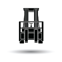 Image showing Warehouse forklift icon