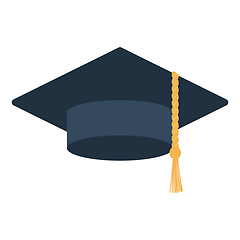 Image showing Graduation cap icon