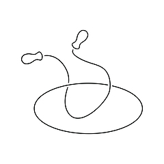 Image showing Icon of Jump rope and hoop 