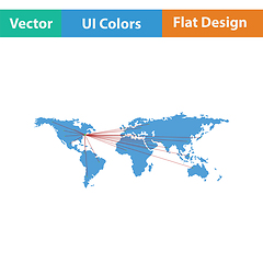 Image showing Logistic concept icon